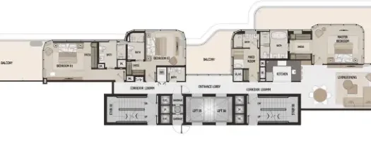 3BR at DEVMARK Vitalia Palm Jumeirah Residences | Palm Jumeirah Island Dubai