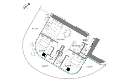 2BR in Damac Casa | Media City Dubai