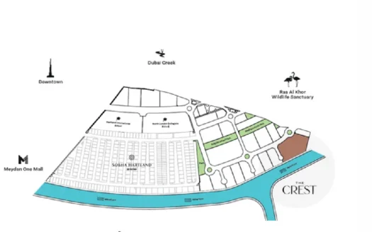 1BR in The Crest Tower B | Sobha Hartland