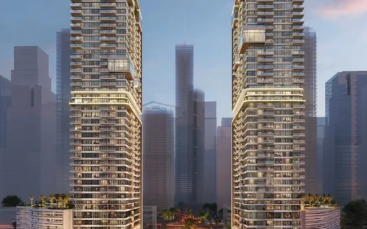 Extravagant Upper House studio by Ellington | JLT, Dubai